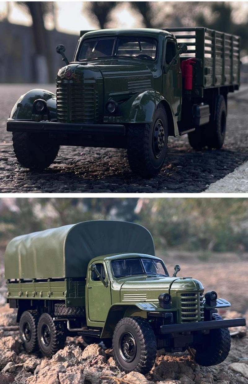 1:32 CA30 CA10 Diecast Tactical Truck Military Model with Sound & Light Toy