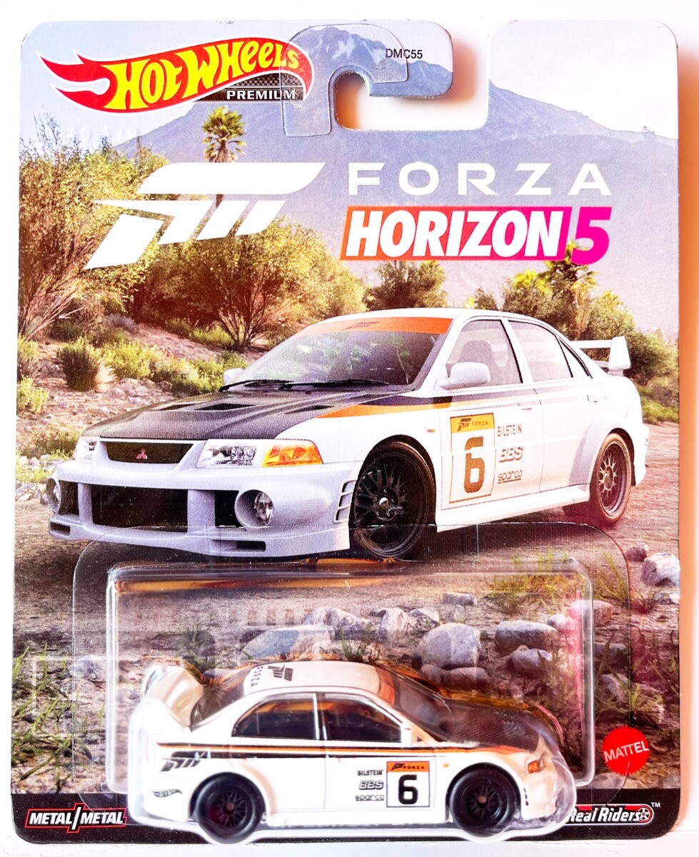 Hot Wheels 2022 Premium Forza Horizon 5 Mitsubishi Lancer Evolution VI White