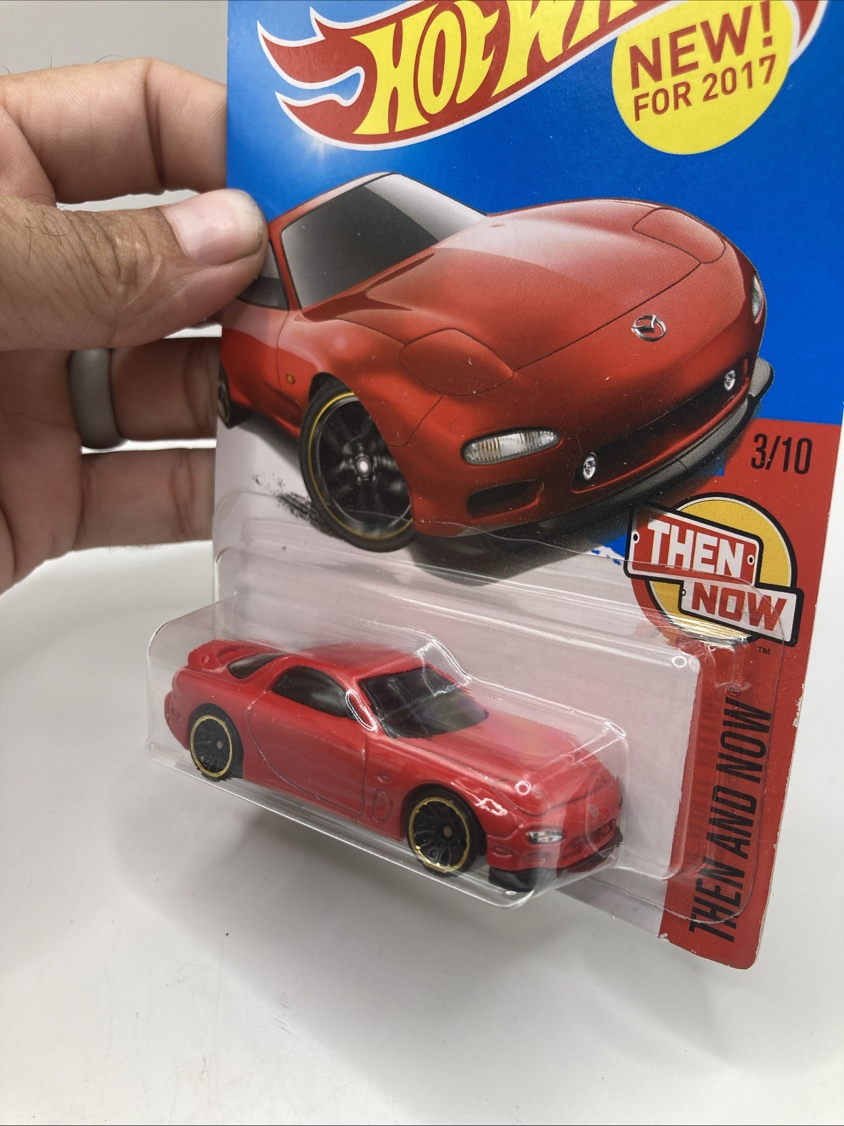 HOT WHEELS 95 Mazda RX-7 red Kmart Exclusive New for 2017 3/10 Very rare VHTF FD