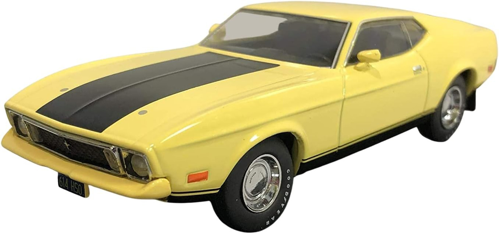 1973 Ford Mustang Mach 1 Yellow Eleanor Gone in Sixty Seconds Movie (1974) 1/43