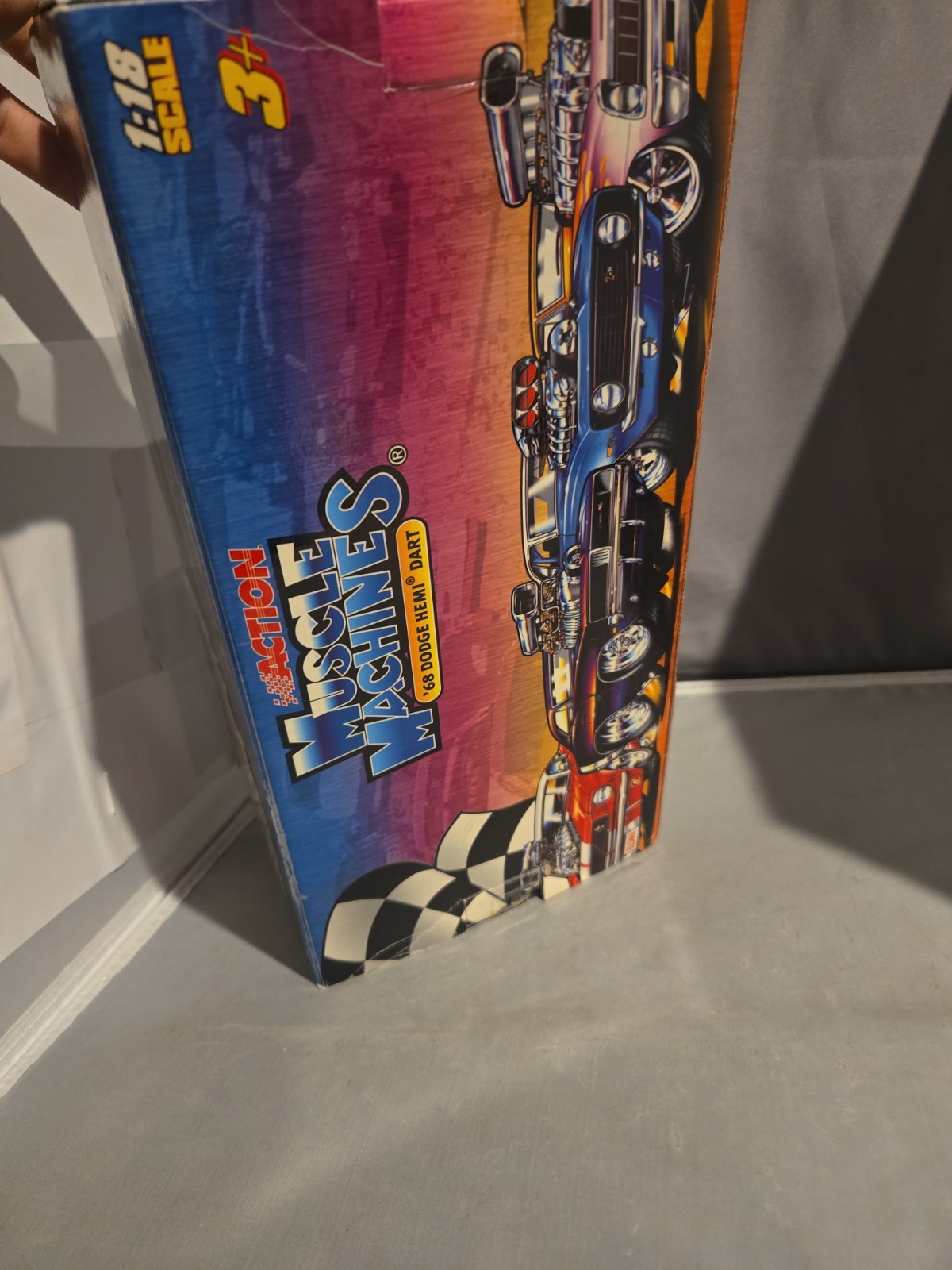 * READ* Muscle Machine Richard Petty #43 STP 1969 Dodge Dart 1:18 Diecast RARE