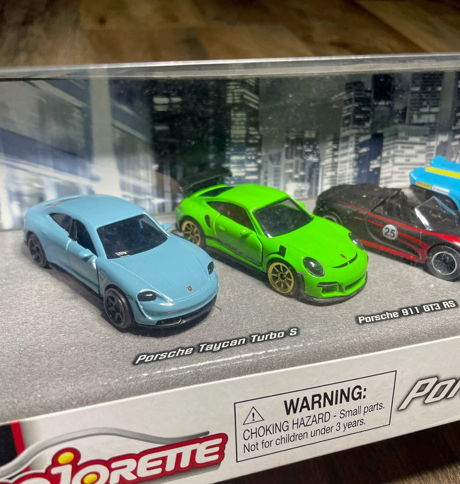 2023 Majorette Porsche Edition 5 Pack Taycan S, 911 GT3 RS, 918 Spyder, 917, 718