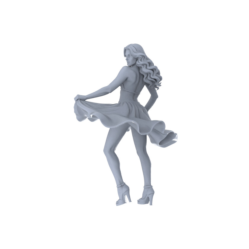 LYTR638 1/64/87/160 Modern Sexy Hot Girl Style Young Female Multi-Pose SixPerson