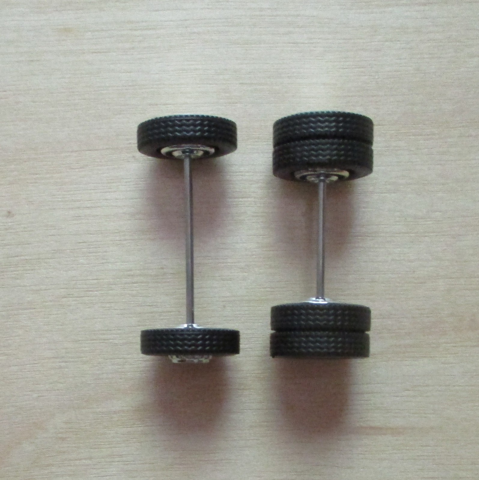 Chrome Wheel Hubs For Promotex 1/87 TRUCK Accessory HO Scale 5462