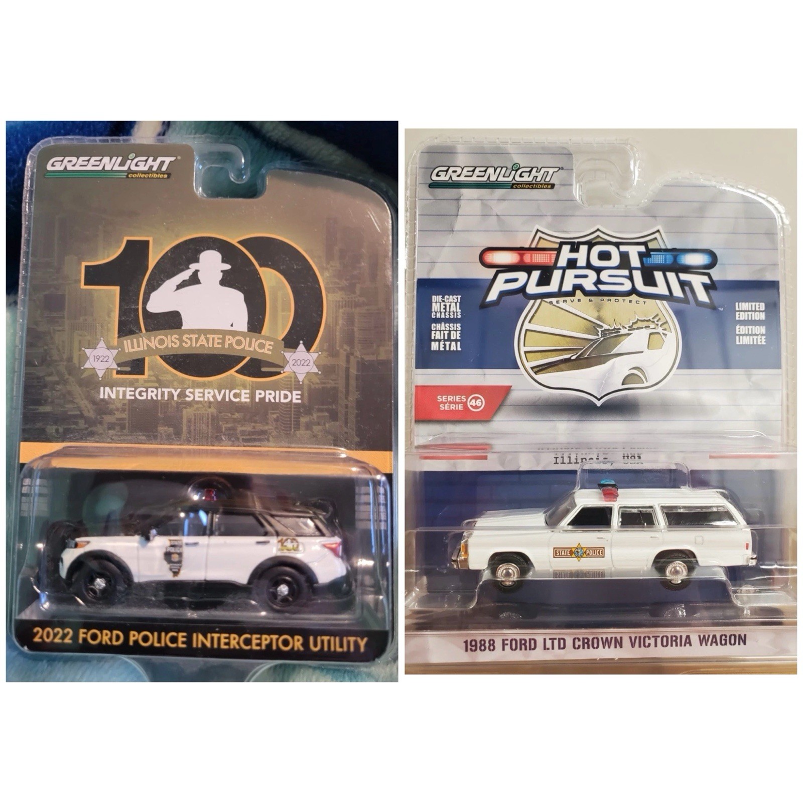 Greenlight Illinois State Police 1:64…..2pcs