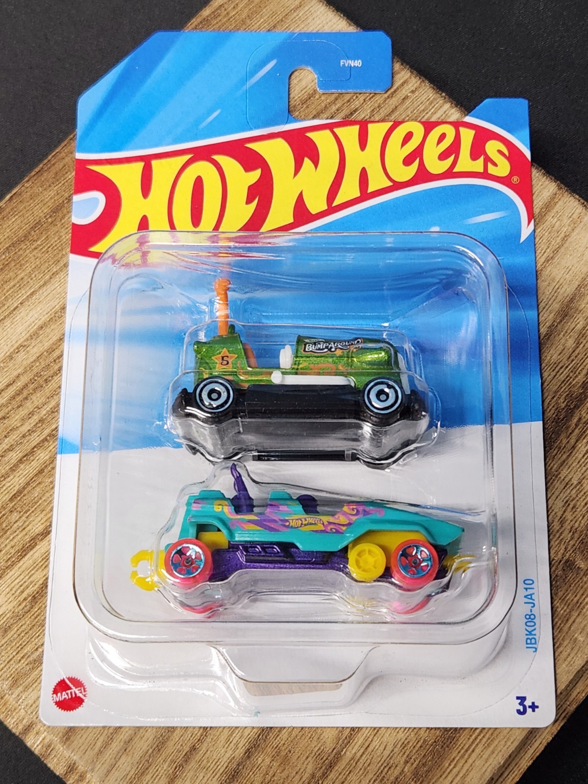 Hot Wheels Two Pack Roller Coaster Rides 2-pack w/ Bumper Car JBK08-JA10