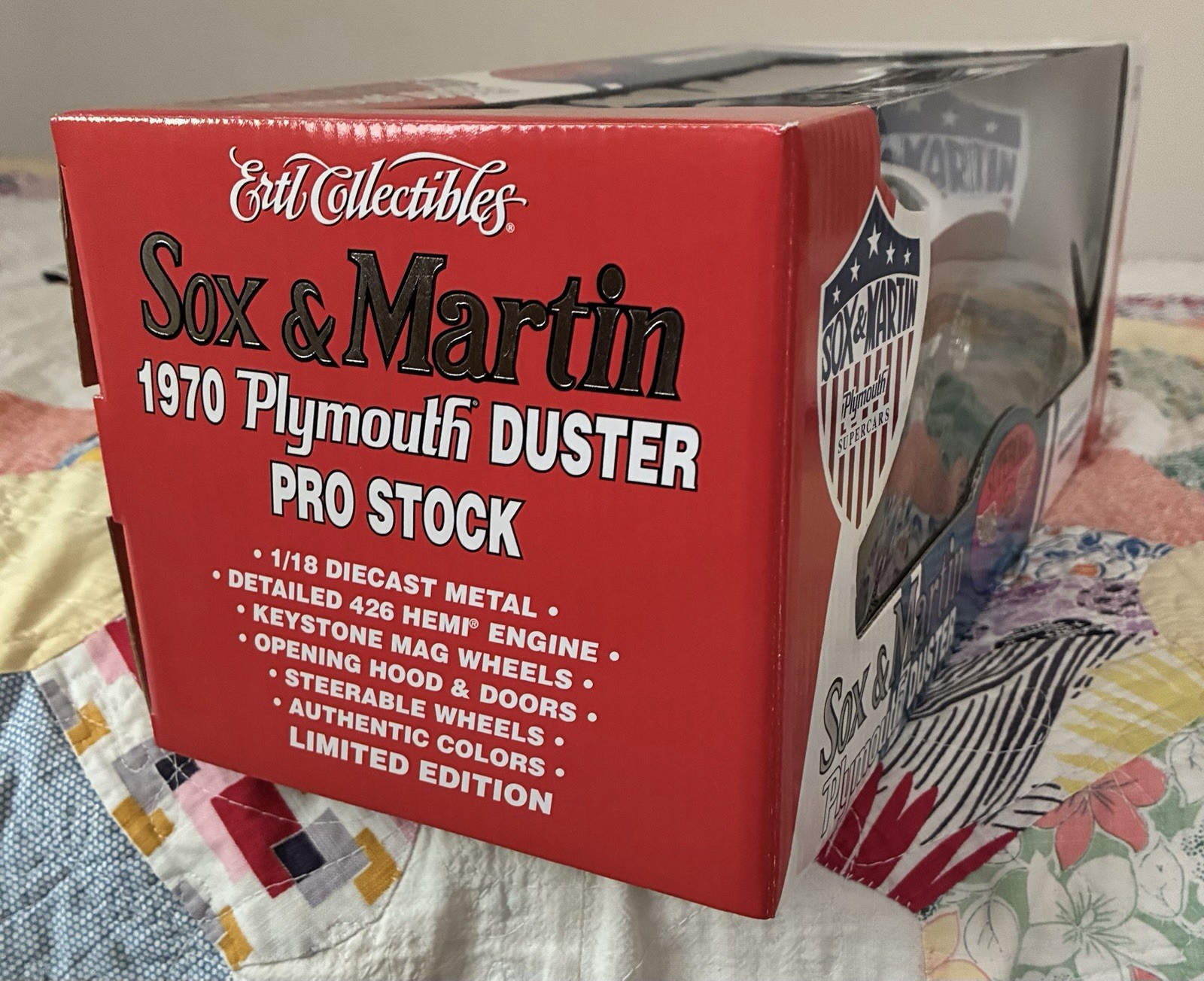 1/18 Ertl 1970 Plymouth Duster Sox and Martin by Supercar Collectibles
