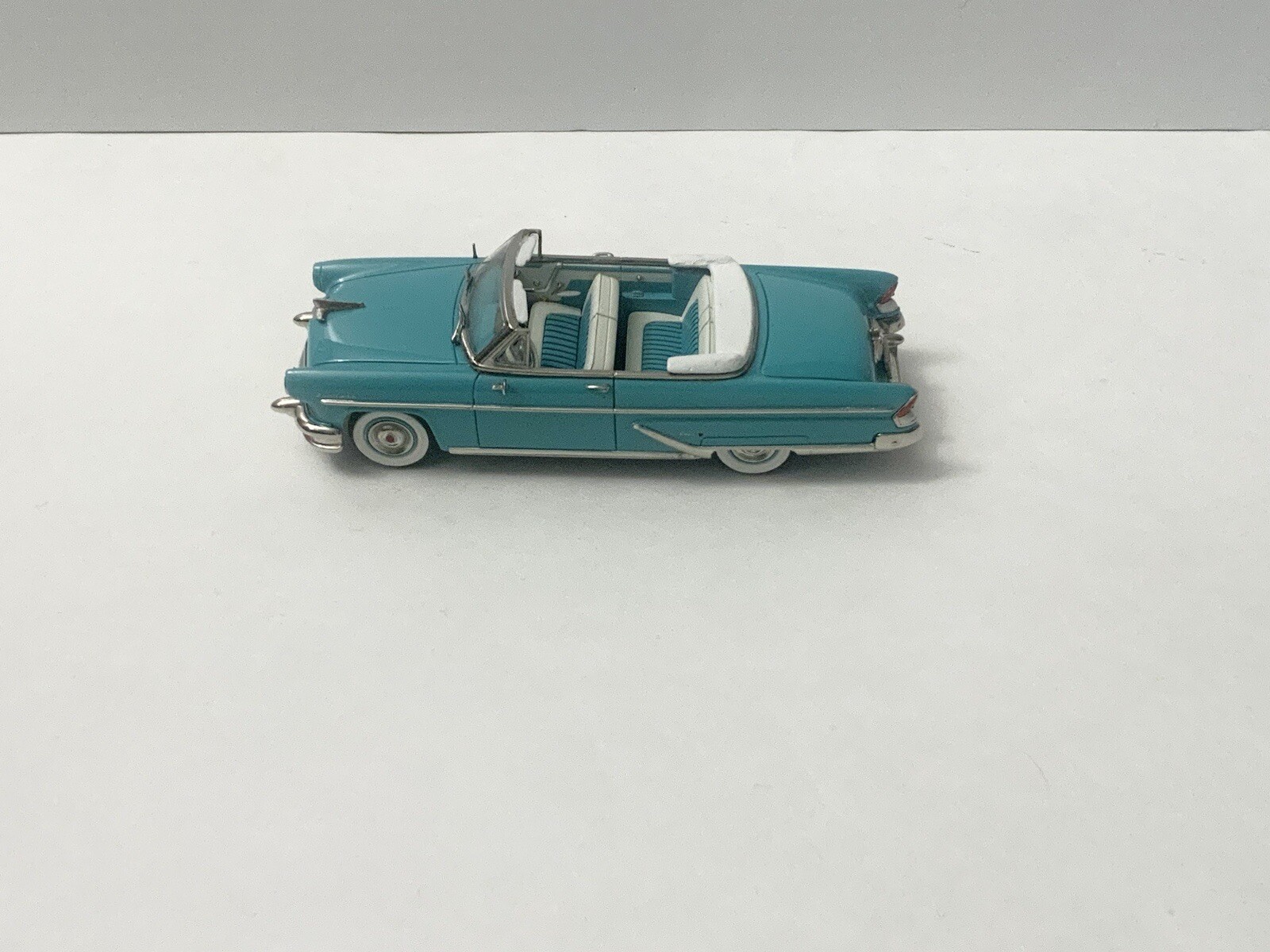1/43 1955 Lincoln Capri convertible open turquoise MC-64 Motor city USA