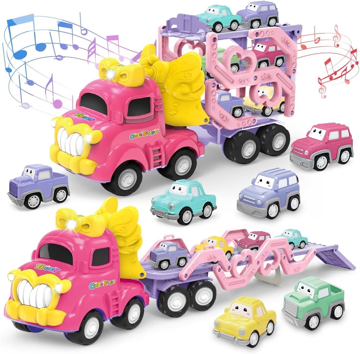 Toddler Truck Kids Car Toy Vehicle with Light & Sound for 3+ Girls, XMAS Gift UK