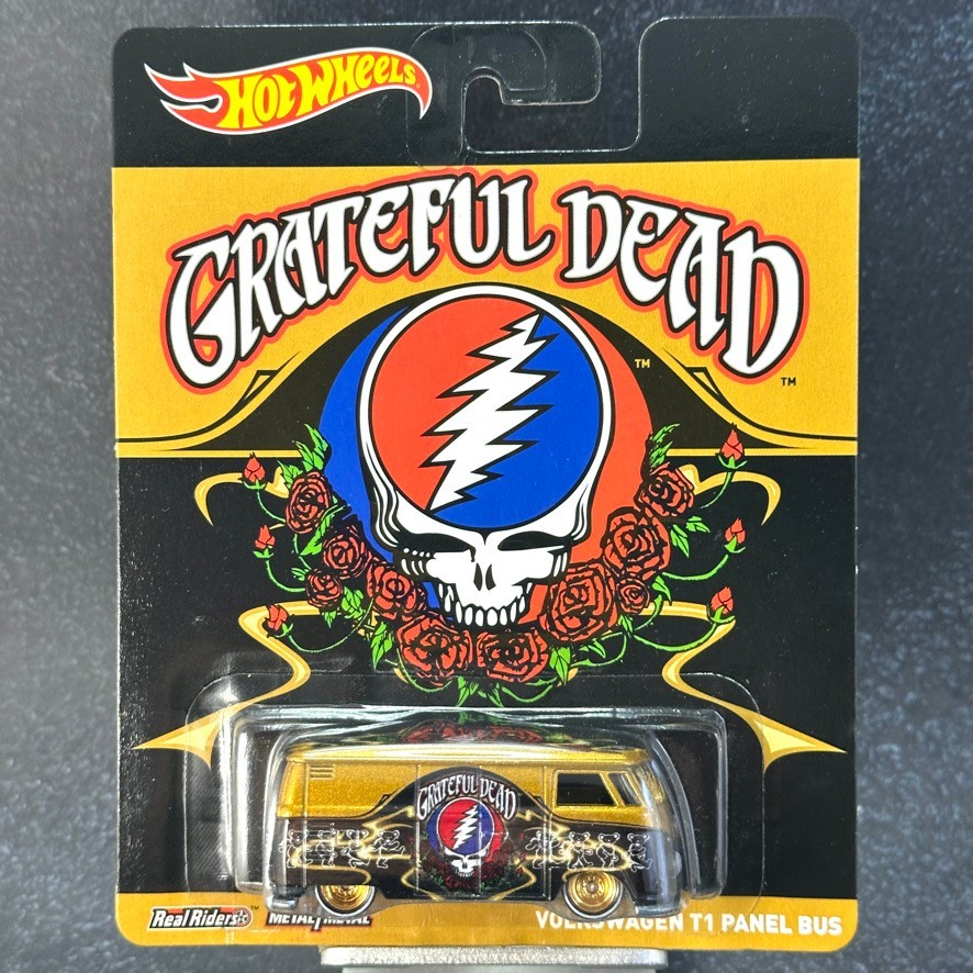 Grateful Dead VW Van / Volkswagen T1 Panel Bus Hot Wheels w/SpotCase Protector