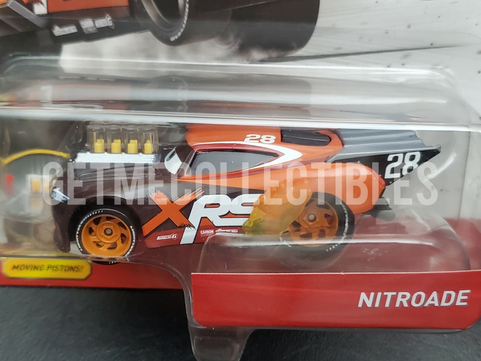 DISNEY PIXAR CARS XRS DRAG RACING NITROADE TIM TREADLESS DIE CAST SAVE 6% GMC