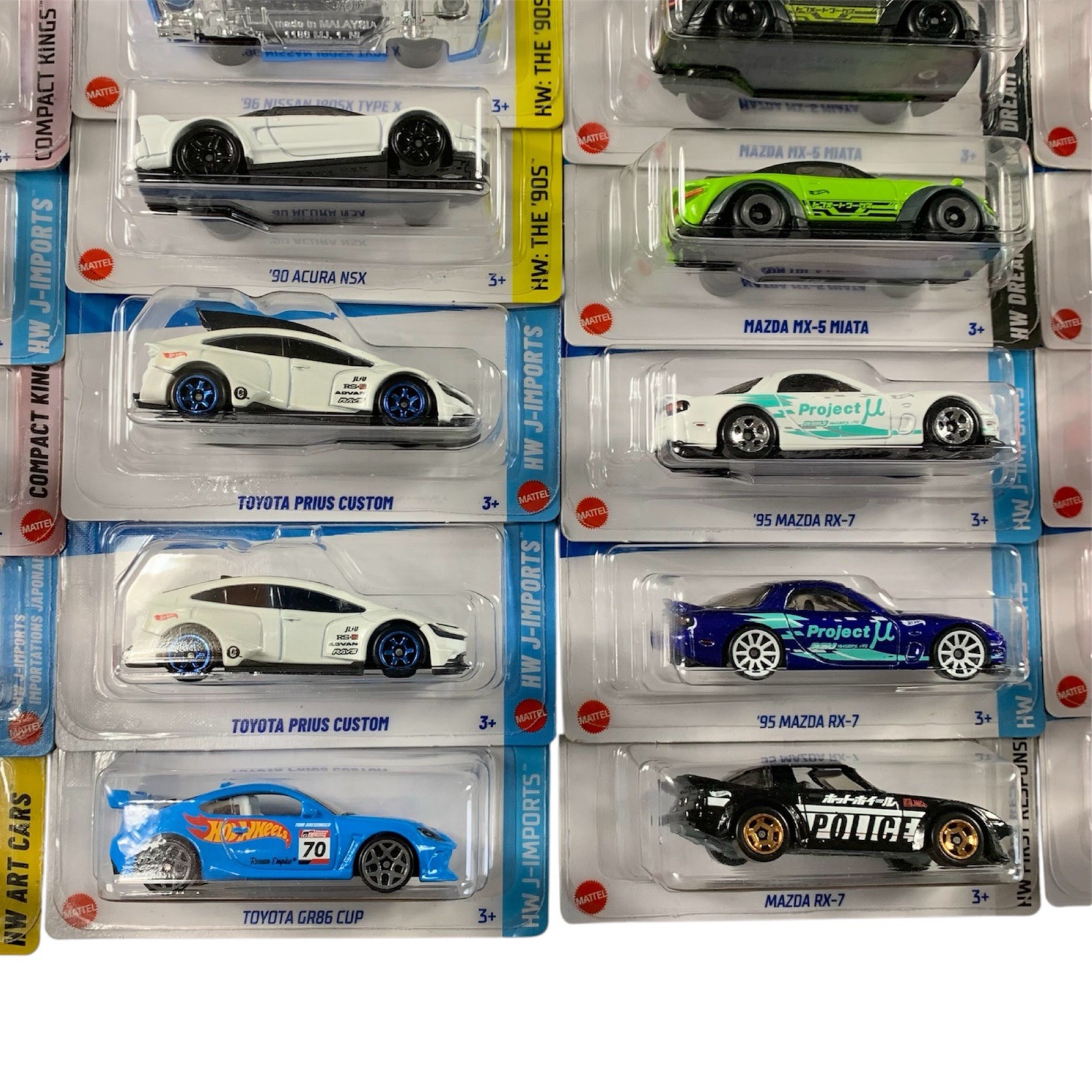 Hot Wheels BIG LOT of 50 Import Tuners Compacts Nissan Honda Acura Subaru Toyota