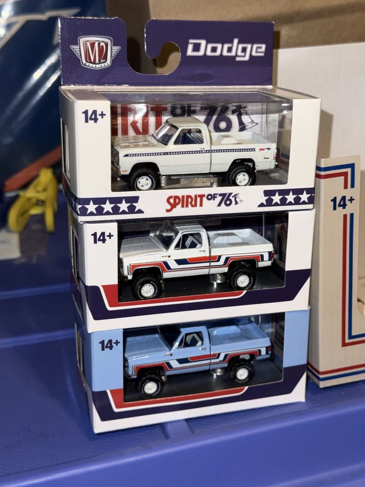 2026 M2 Machines Set of 6 Spirit Of 76 + Sleeve 1976 Chevy GMC Dodge Walmart Exc