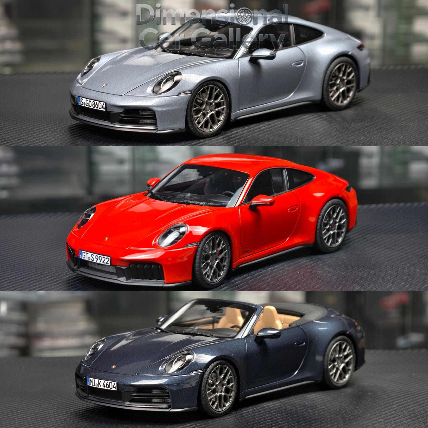 NOREV 1:18 Porsche 911 Carrera S GTS 2024 Carrera Alloy Car Model