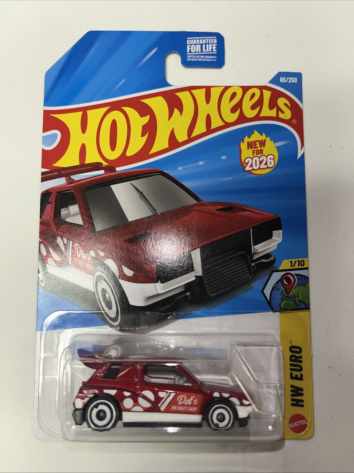 🔥 2026 Hot Wheels Drift Box HW Euro Red White🔥