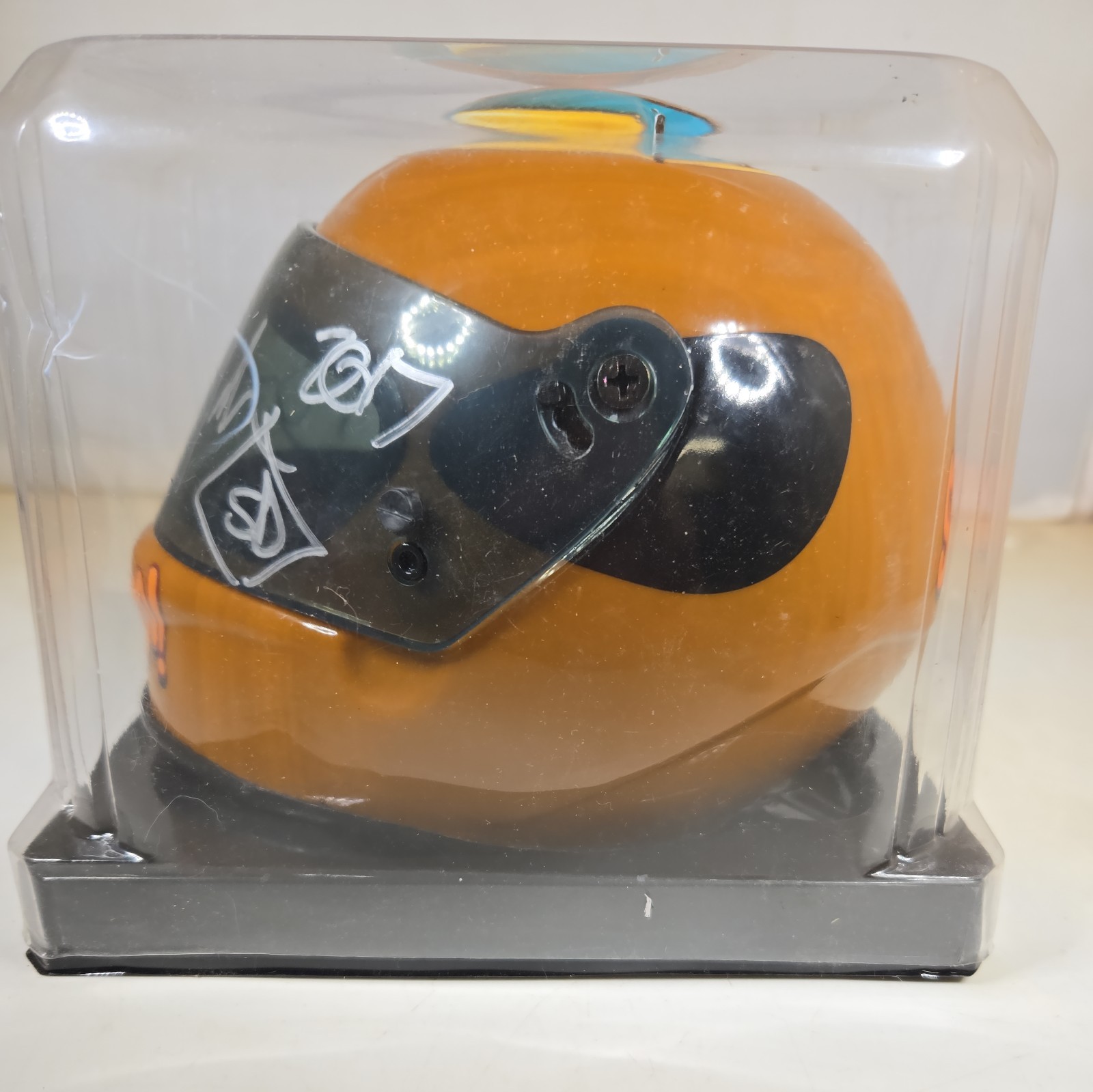 Monster Jam Series 1 Scooby Doo Mini Helmet . RARE! AUTOGRAPHED