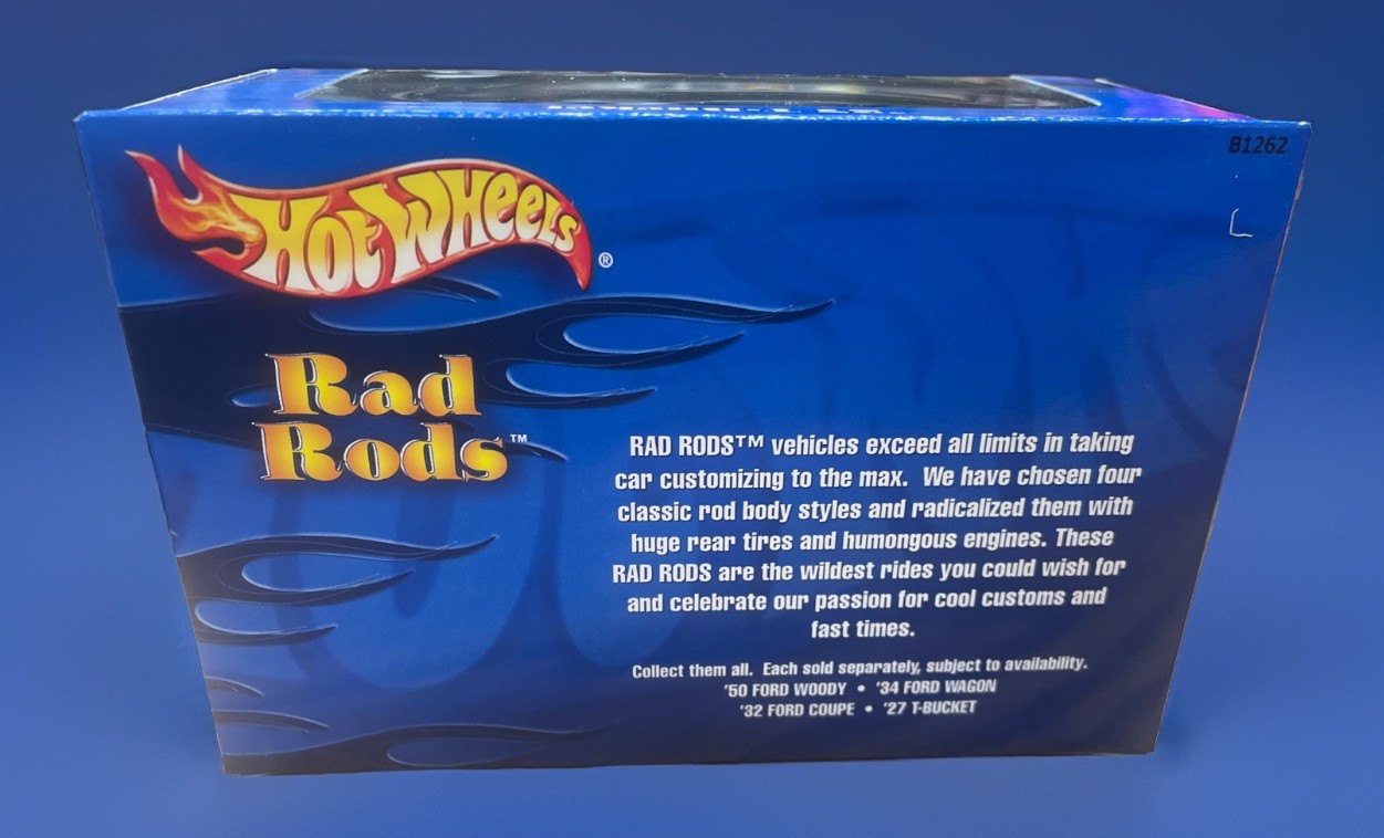 Hot Wheels Rad Rods ’27 T-Bucket, Rare Brand New!! 2372AZ 2002 Mattel