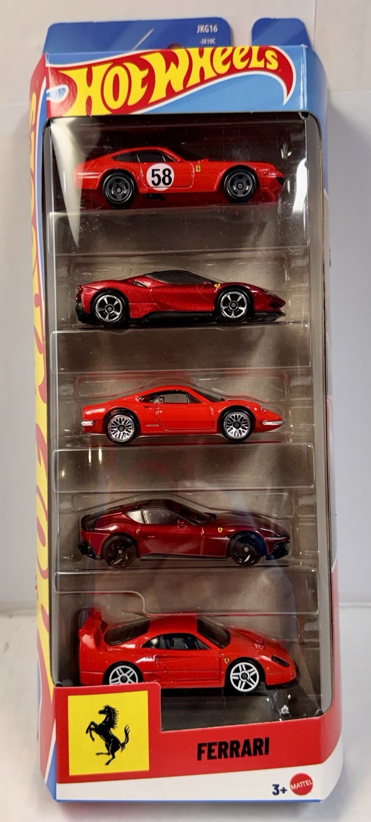 New!! Ferrari 5-Pack 2026 Hot Wheels Ferrari Gift Pack Hot In-Stock FREE SHIP