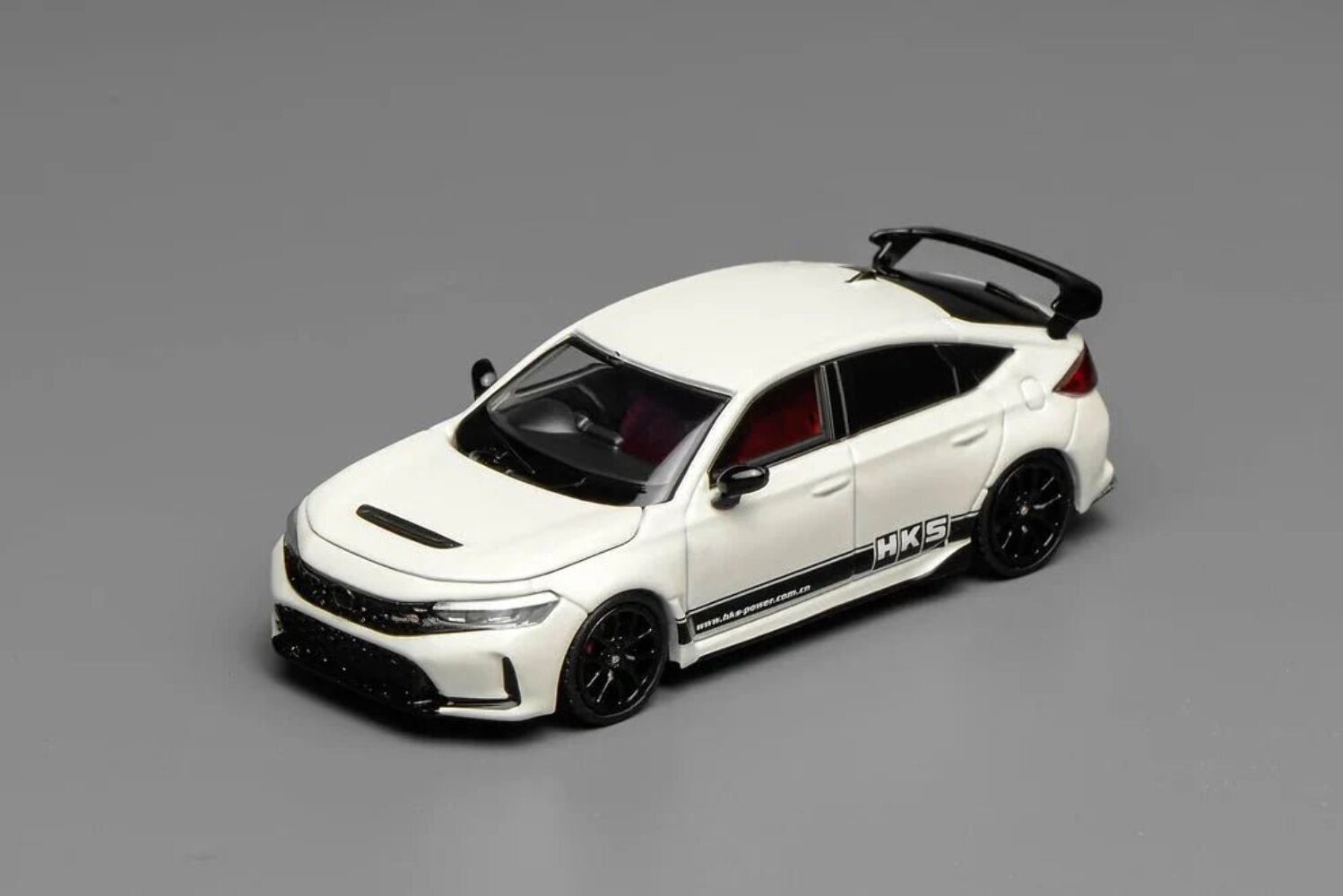 Motorhelix 1/64 Honda Civic Type R (FL5) HKS Championship White