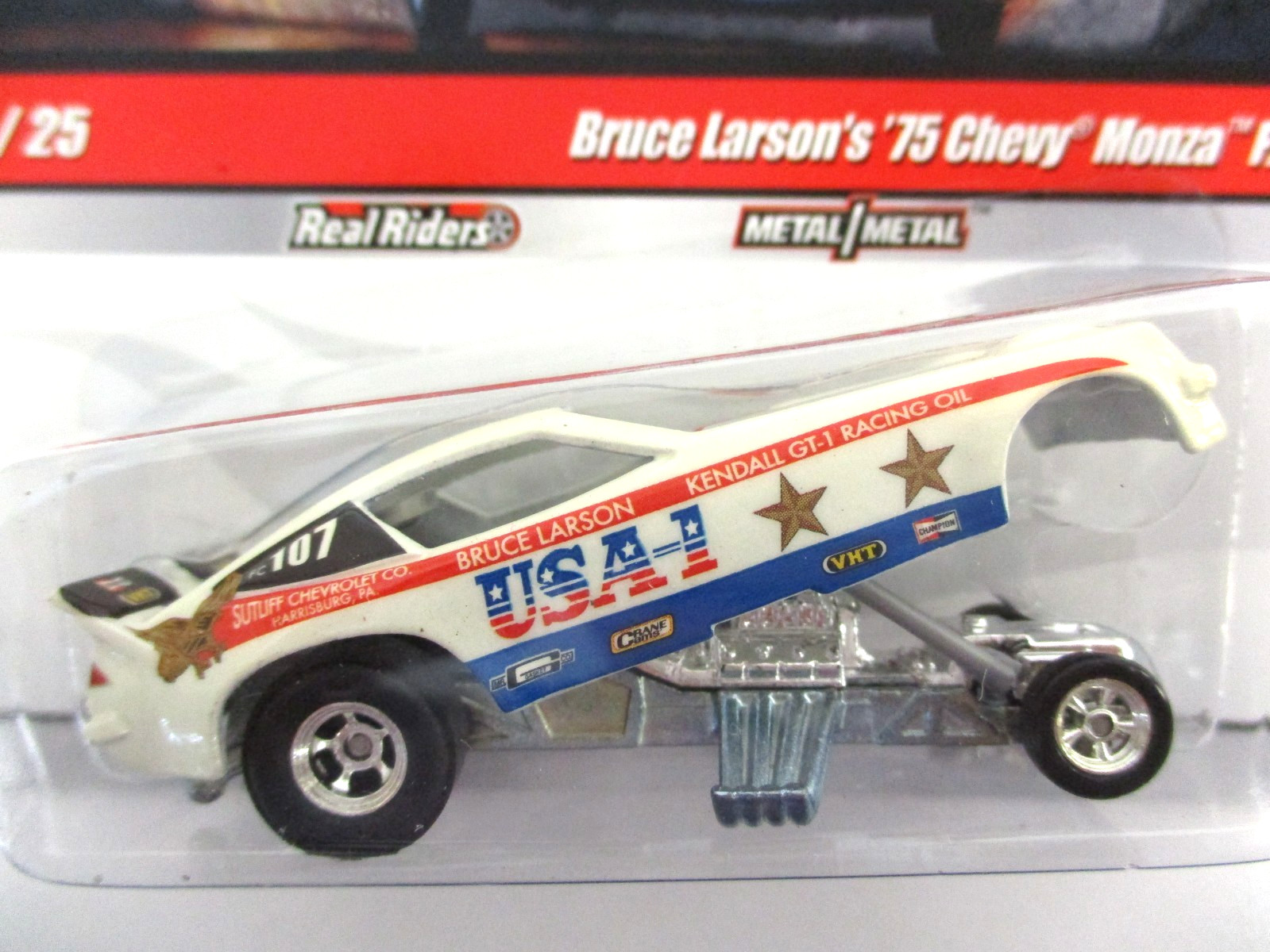 HOT WHEELS – DRAG STRIP DEMONS BRUCE LARSON USA-1 CHEVROLET MONZA FUNNY CAR