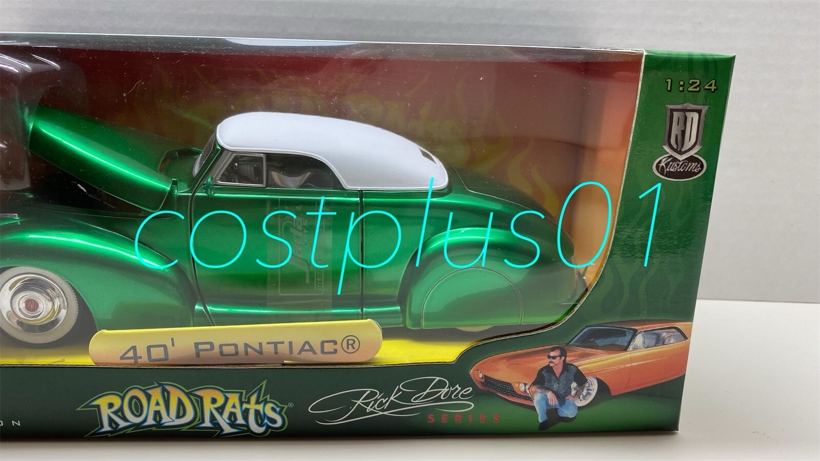 JADA ROAD RATS 1940 PONTIAC 1:24 GREEN RICK DORE SERIES