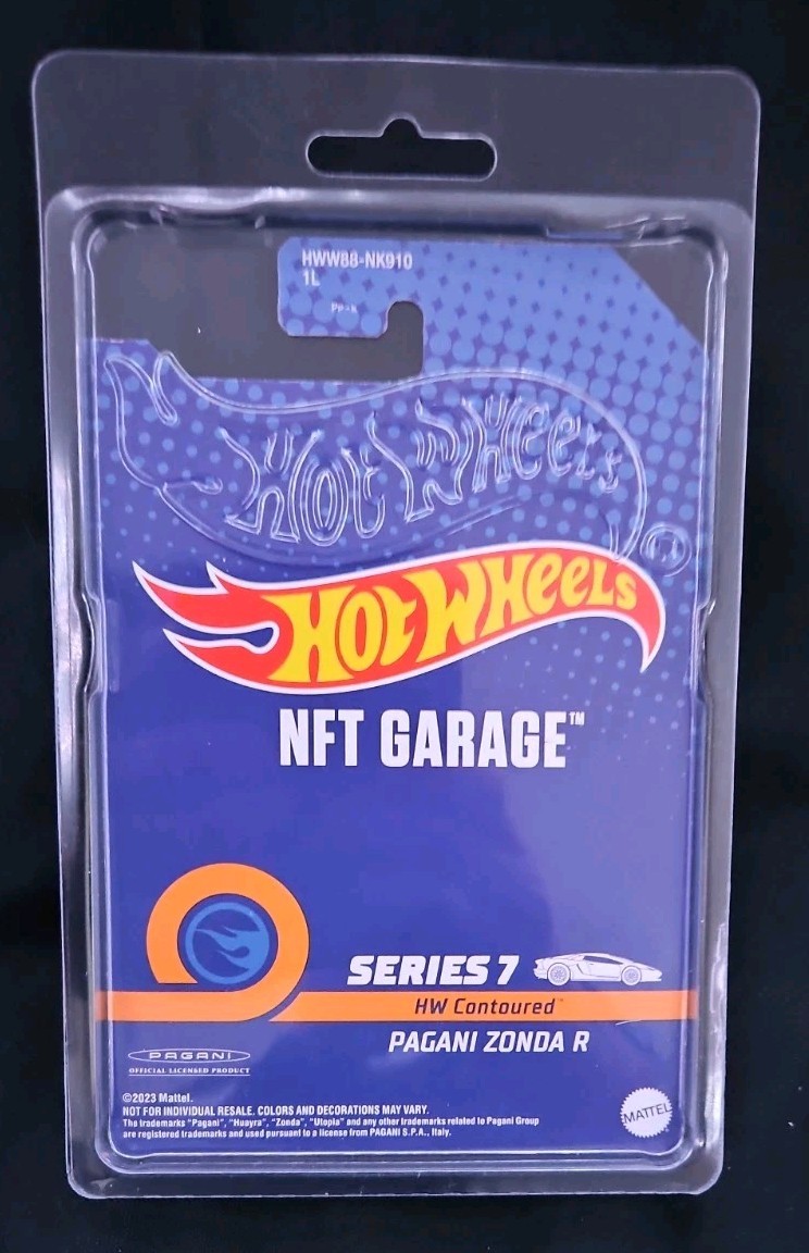 Hot Wheels NFTGarage Series 7 Pagani Zonda R Spectraflame Rosso Dubai