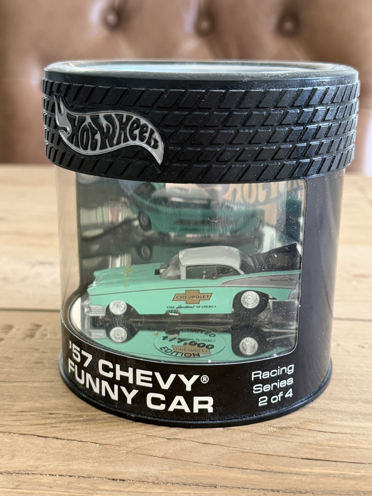 Hot Wheels Oil Can 57 Chevy Funny Car Racing Series