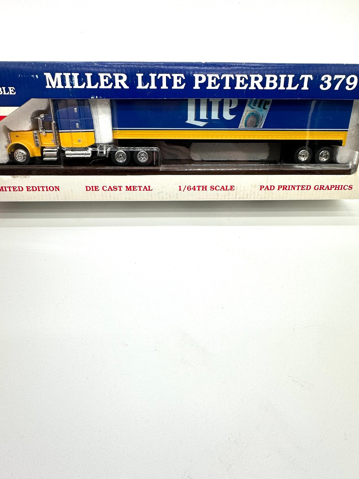 Miller Lite Peterbilt 379 Semi By SpecCast 1/64th Scale