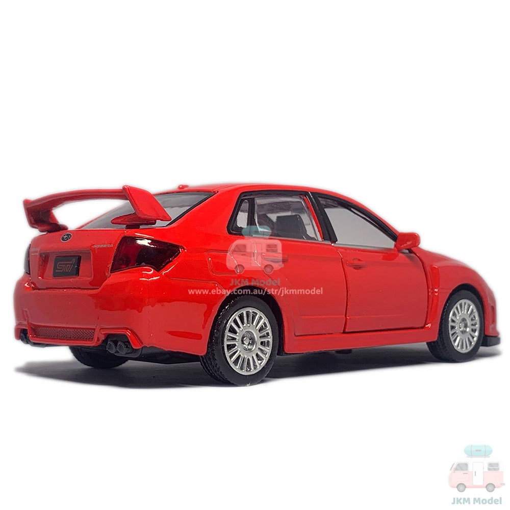 1:36 Subaru WRX STI Hot Hatch Model Car Alloy Diecast Toy Vehicle Kids Gift Red