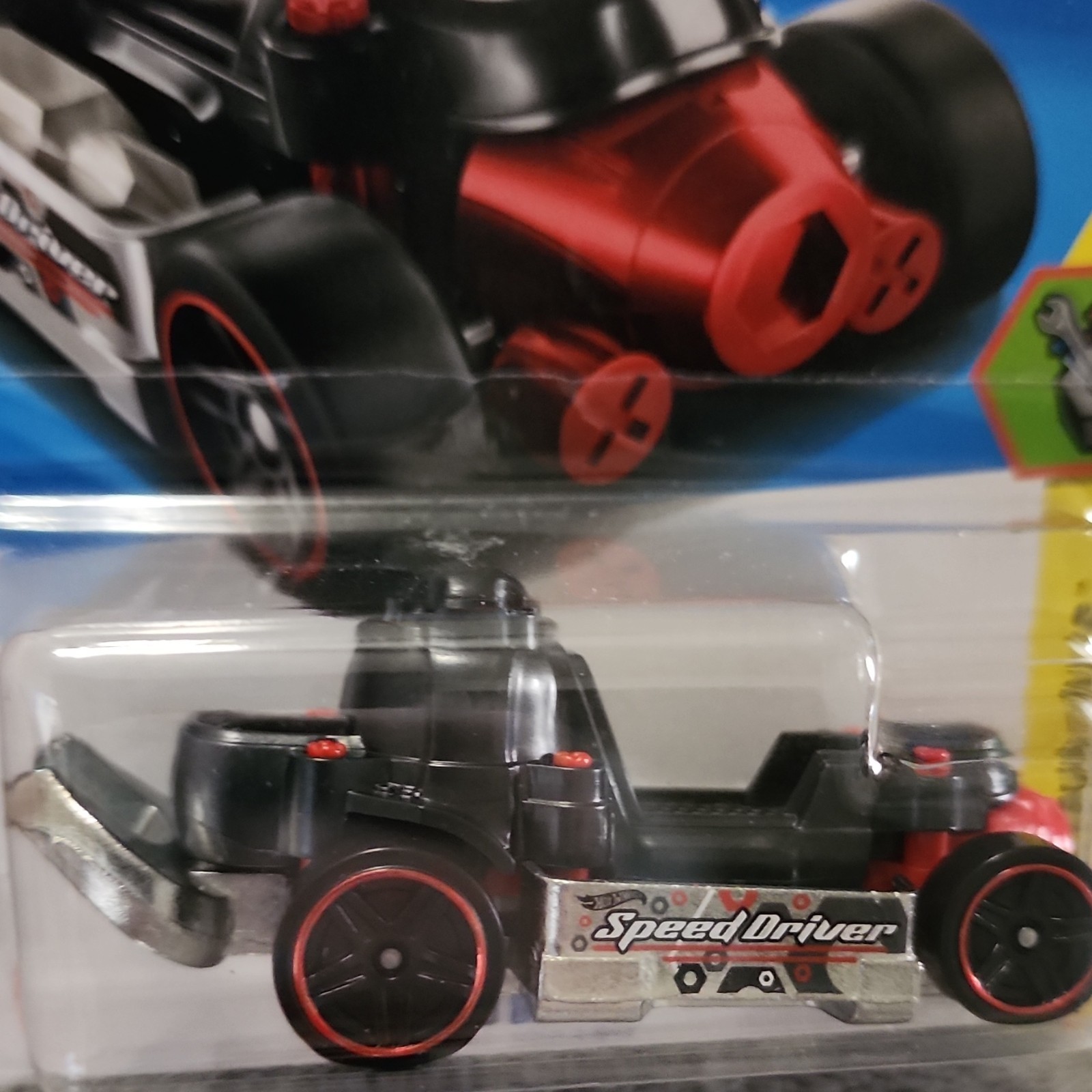 hot wheels speed driver experimotors 1:64 black red silver diecast car 2019
