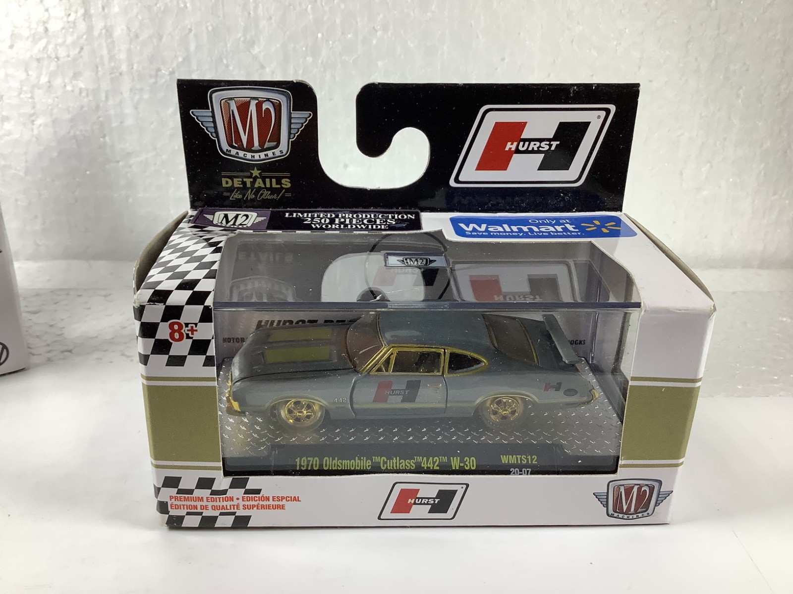 M2 Machines Raw Super Chase 1/250 1970 Oldsmobile Cutlass 442 W-30 Walmart T4