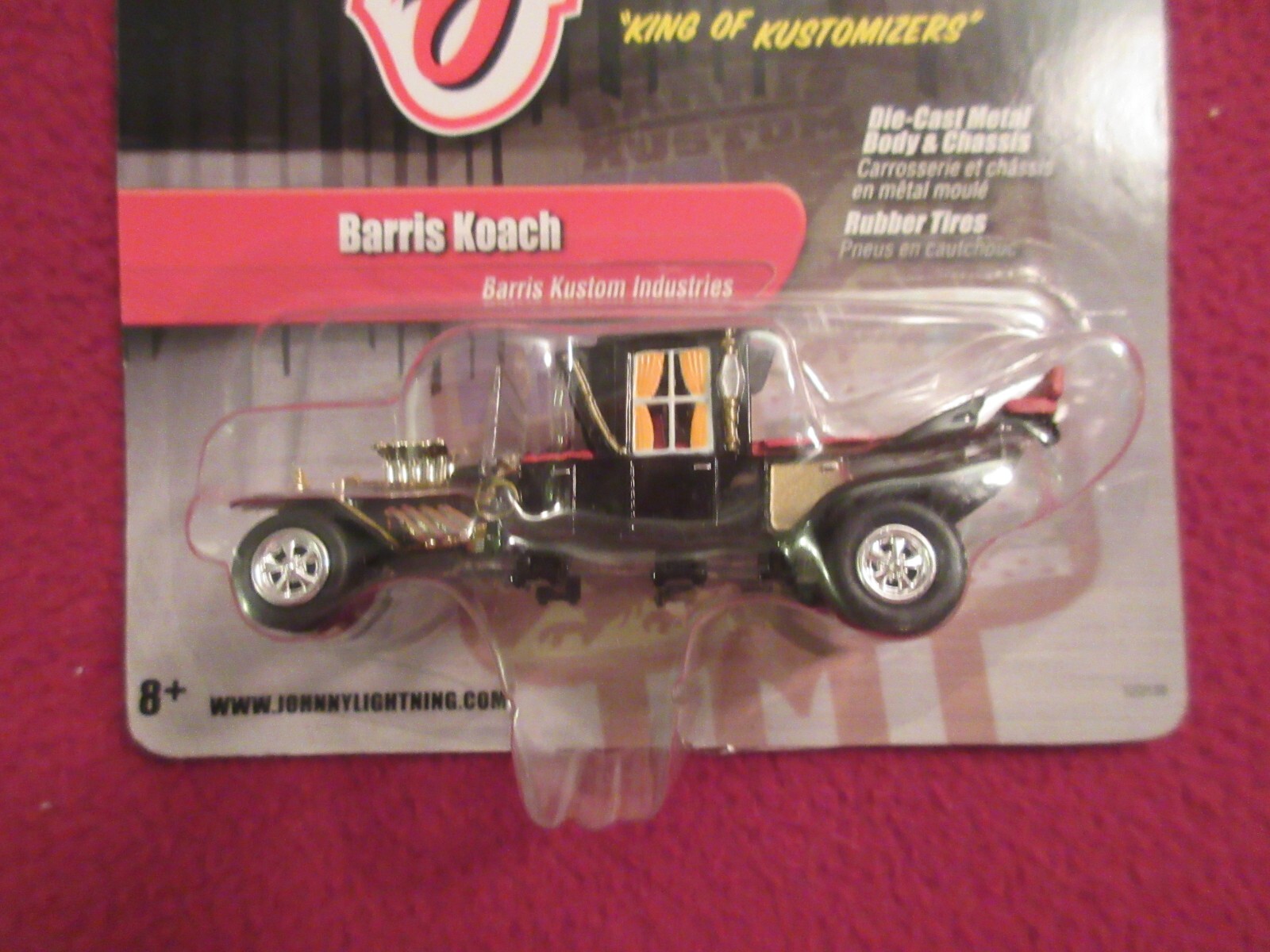GEORGE BARRIS JOHNNY LIGHTNING ” BARRIS KOACH ” MINT ON CARD FACTORY SEALED