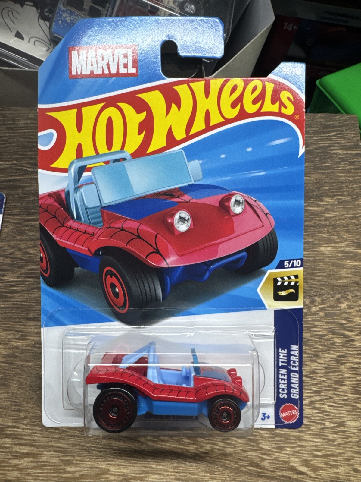 Spider-Mobile #195 Screen Time 5/10 2026 Hot Wheels Mix K