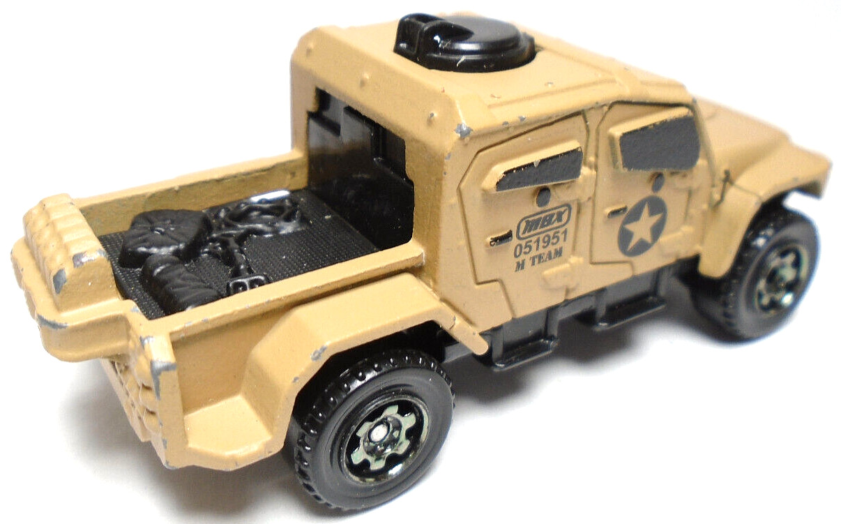 2012 MATCHBOX Y0560 M TEAM 051951 TAN 1:64 DIECAST 2 7/8″ MILITARY TRUCK VEHICLE