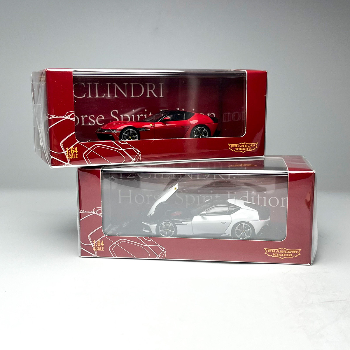 PK 1:64 Ferrari 12 Cilindri Phantom Knight Super Car Diecast Model Car