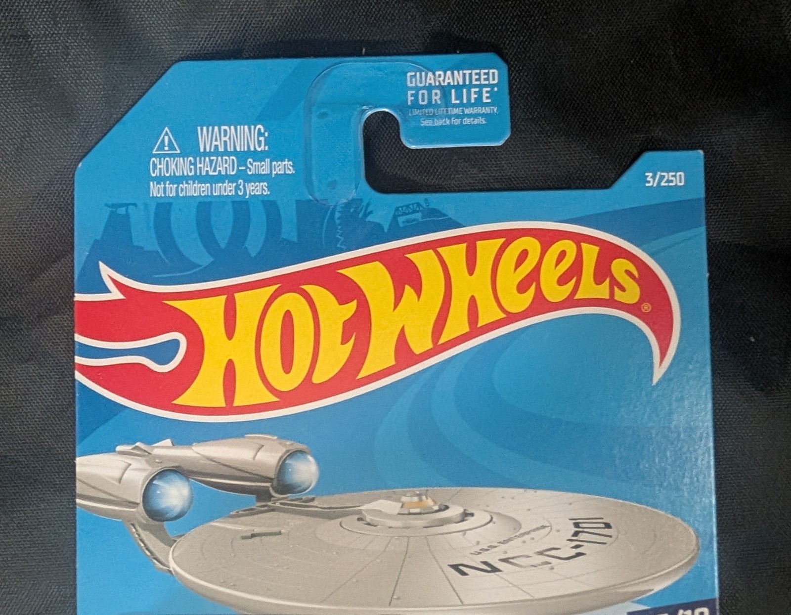 Hot Wheels Star Trek USS Enterprise NCC-1701 White With Stand And Protector Case