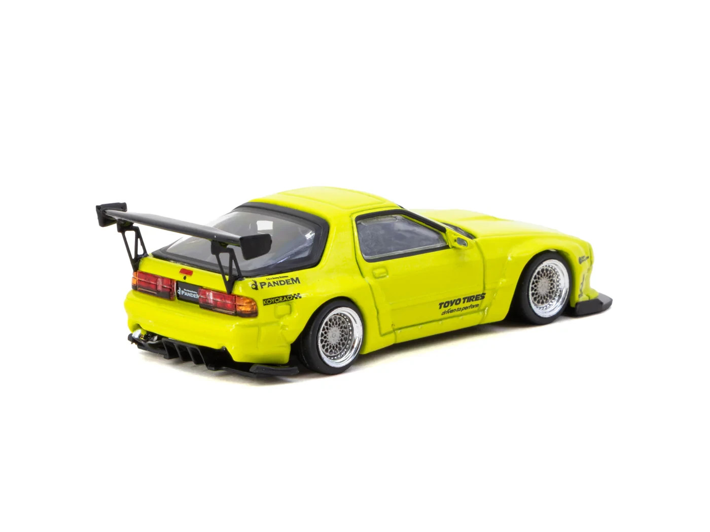 Tarmac Works 1:64 Pandem Mazda RX-7 FC3S – Yellow