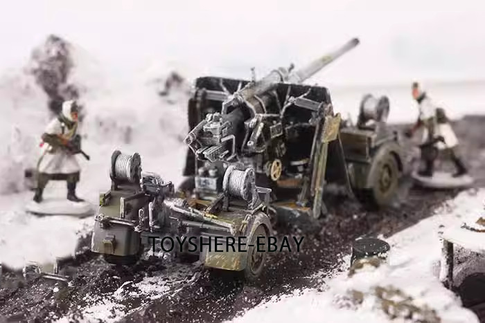 1/72 TANK 1:72 WW2 Germany PMA German 88 mm FLAK37 toy TotalWar