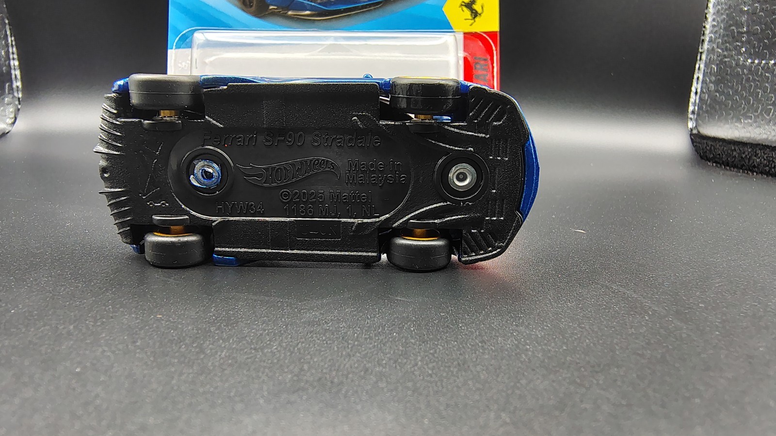 Hot Wheels Wheel Swap Ferrari Sf90 Stradale (Blue) 10SPG Wheels NoScalpCustoms
