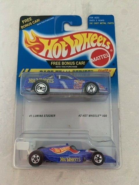 1995 Hot Wheels Race Team Series Lumina Stocker & Hot Wheels 500 Two-Pack