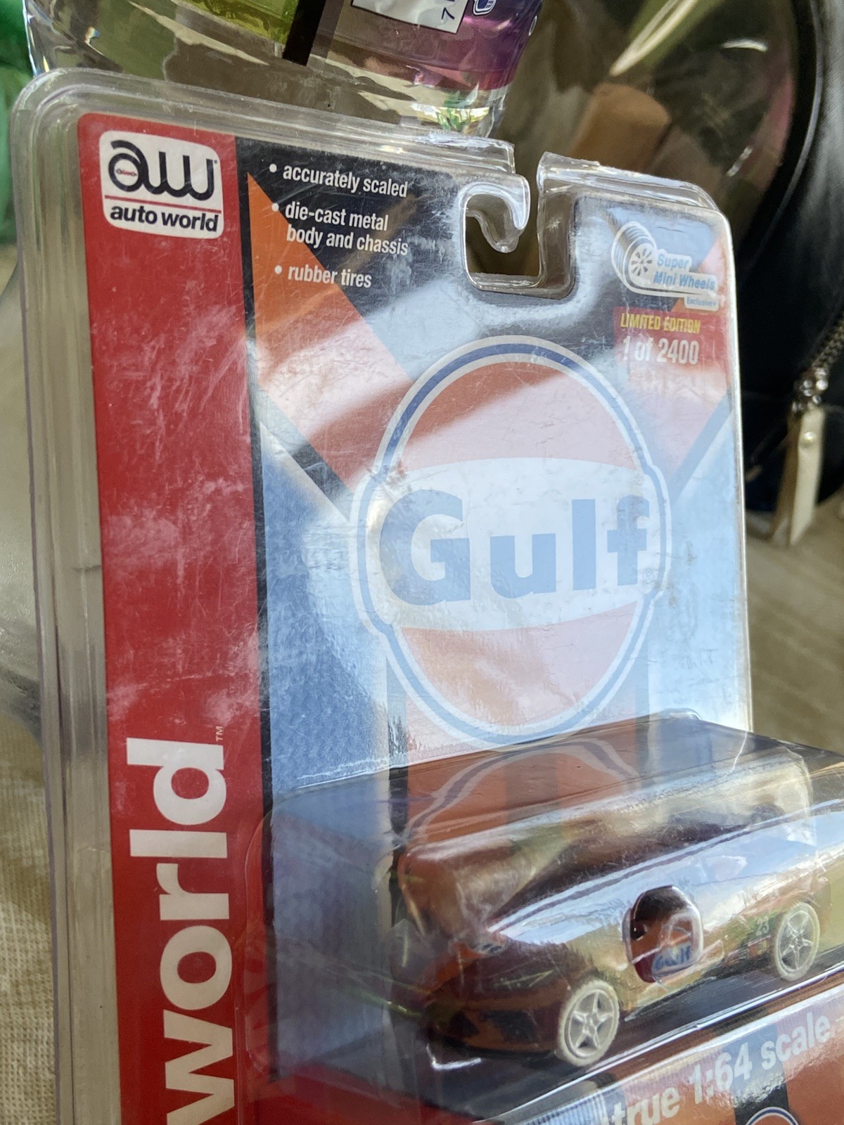 Chase Auto World 2020 Chevy Corvette Gulf Ultra Red Súper Mini Wheels Exclusives
