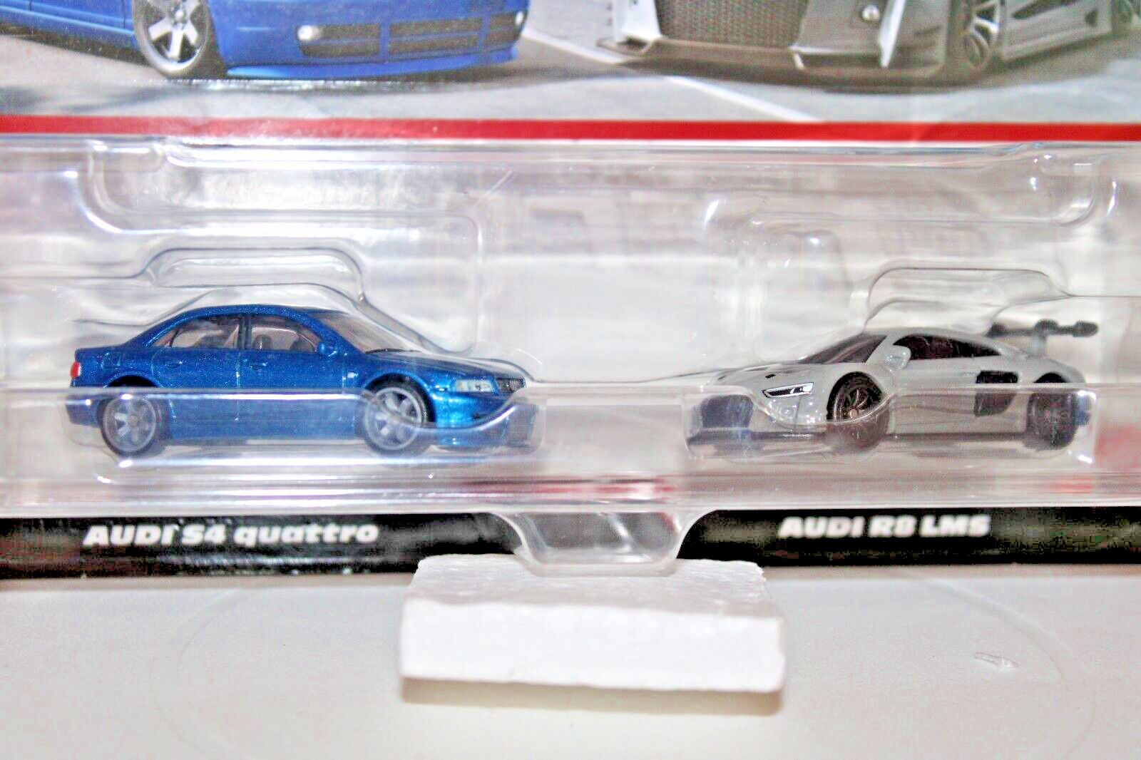 Hot Wheels Premium Car Culture Twin Pack – Audi – S4 Quattro & R8 LMS