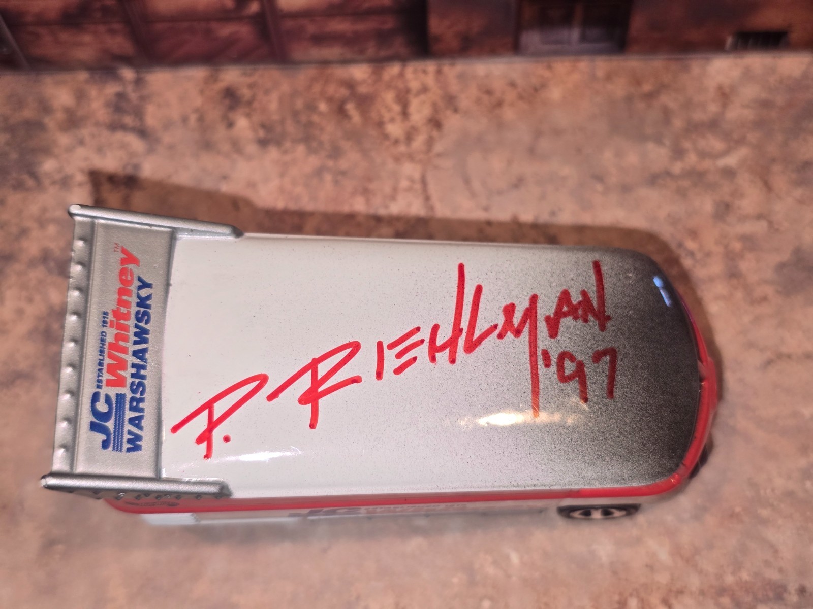 Hot Wheels 1996 VW Drag Bus – JC WHITNEY (Lmtd Edition) – SIGNED by P. Riehlman