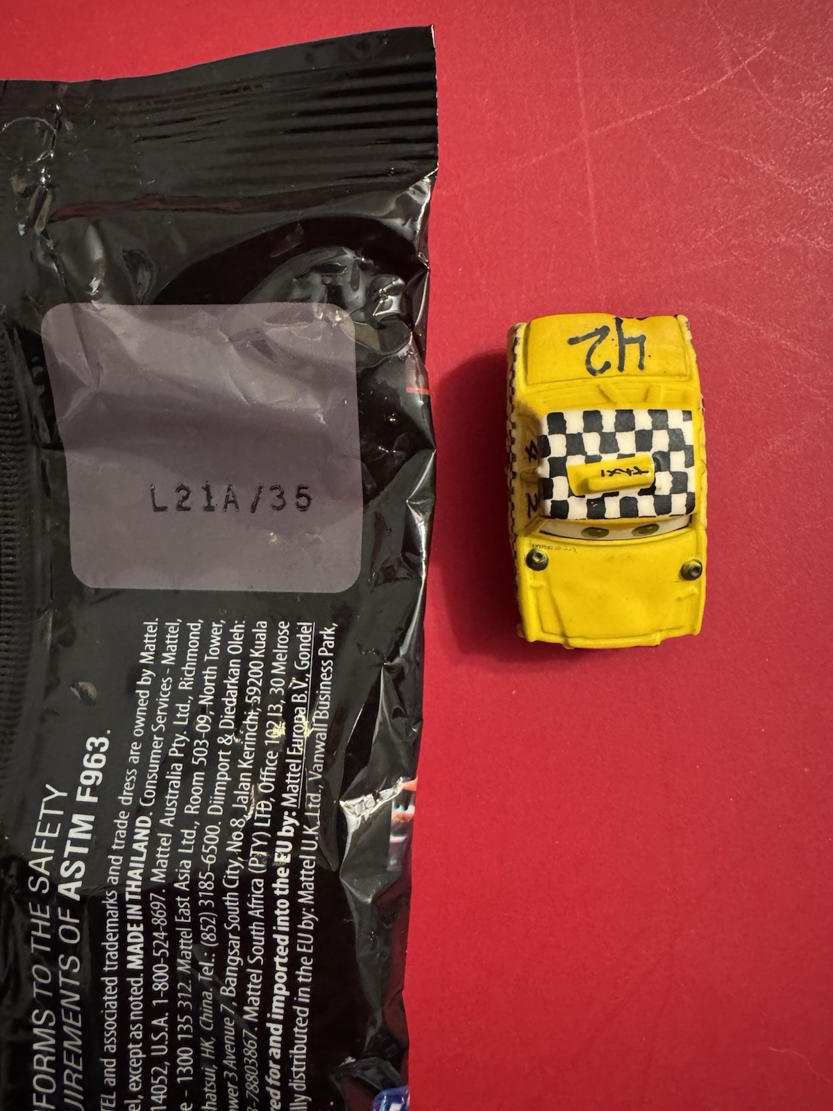 2018 Disney Pixar Cars Mini Racers FAREGAME Crazy 8 Demo Derby #35