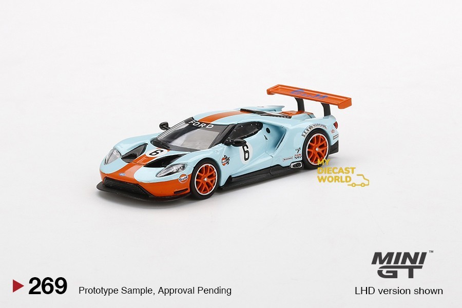 1/64 Mini GT #269 Ford GT GTLM Gulf Racing Limited Edition MGT00269