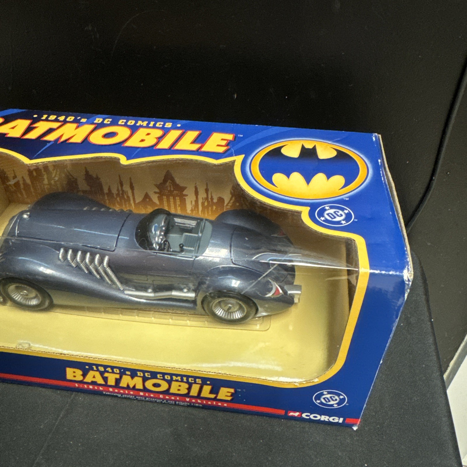 Corgi 1940s Batmobile 1:18 Diecast DC Comics Model 77606 NIB