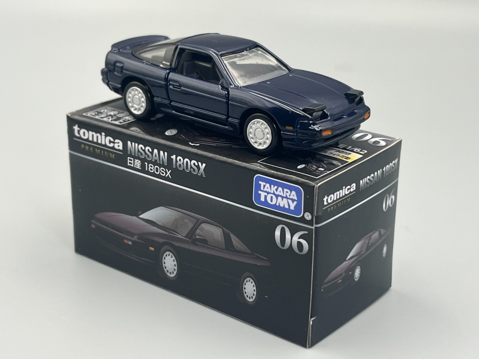 Nissan 180SX 240SX S13 Hatchback 1/62 scale Tomica Premium