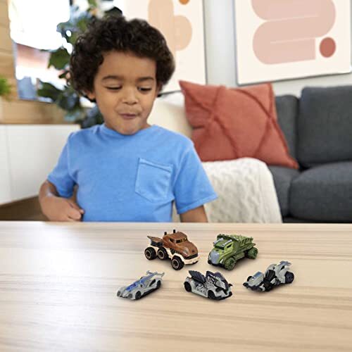 Hot Wheels Jurassic World Dominion Set of 5 New Sealed Brand New