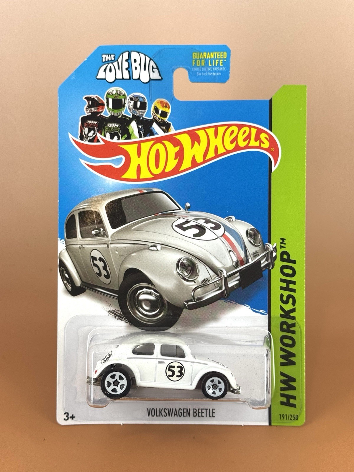 Hot Wheels VOLKSWAGEN BEETLE *THE LOVE BUG* Car HW Workshop 191/250
