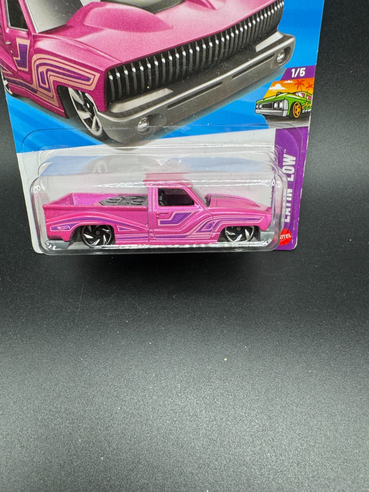 Hot Wheels 1/5 Bounce’N Bass LAYIN LOW 17/250 (2026) Pink R5